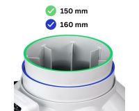 Ventilator Prima Klima 150/160 WhisperBlower EC BLUE