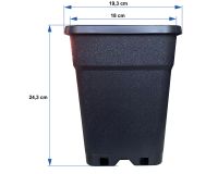 Vaza 18 x 18 x 23 cm  6,5 L