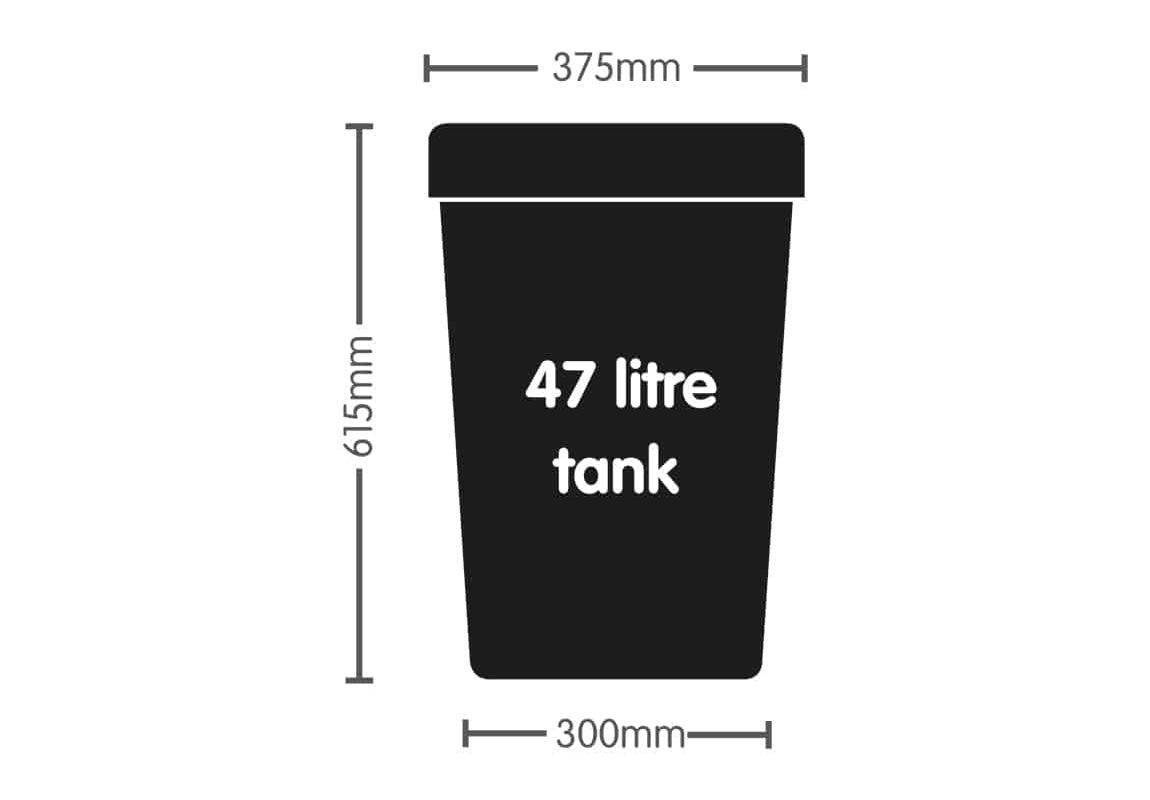 AutoPot rezervoar  47 L  