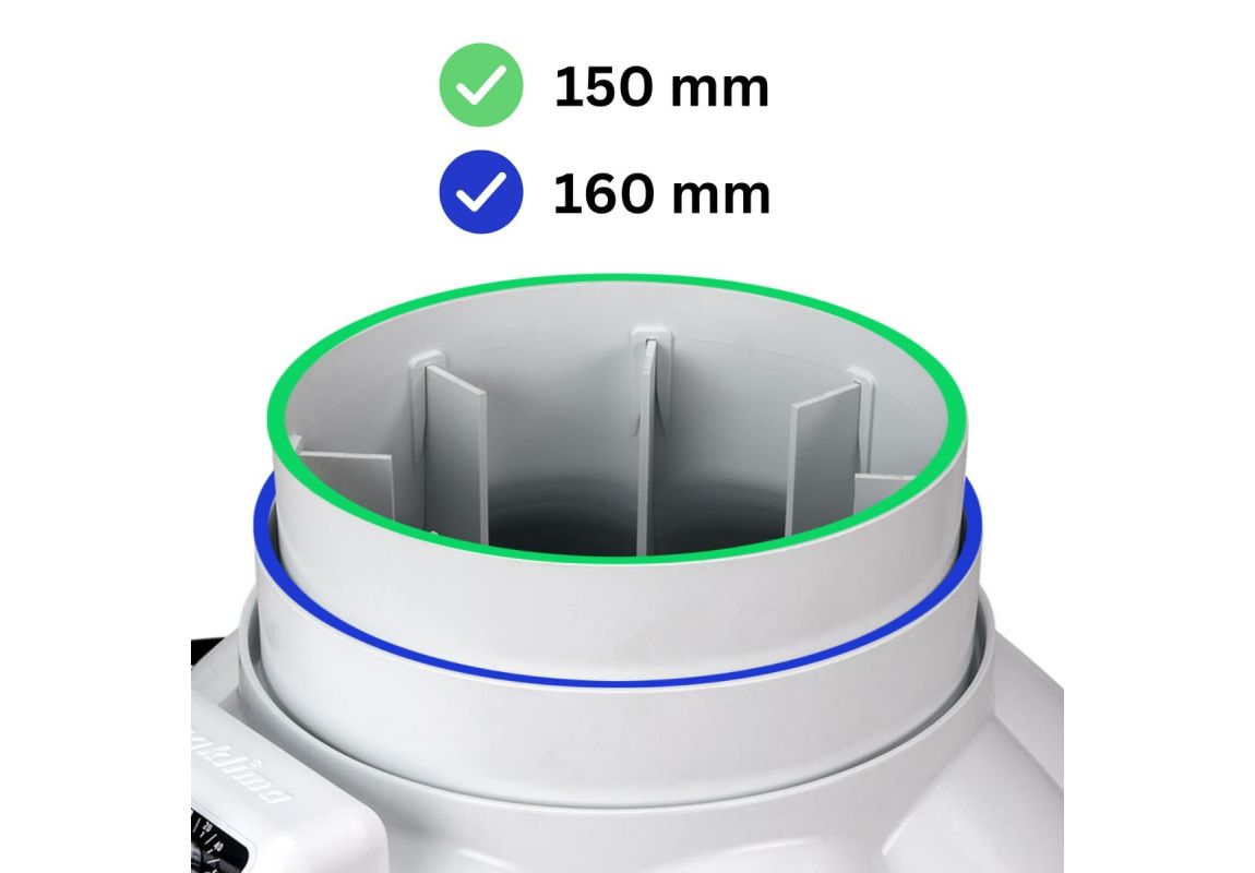 Ventilator Prima Klima 150/160 WhisperBlower EC BLUE