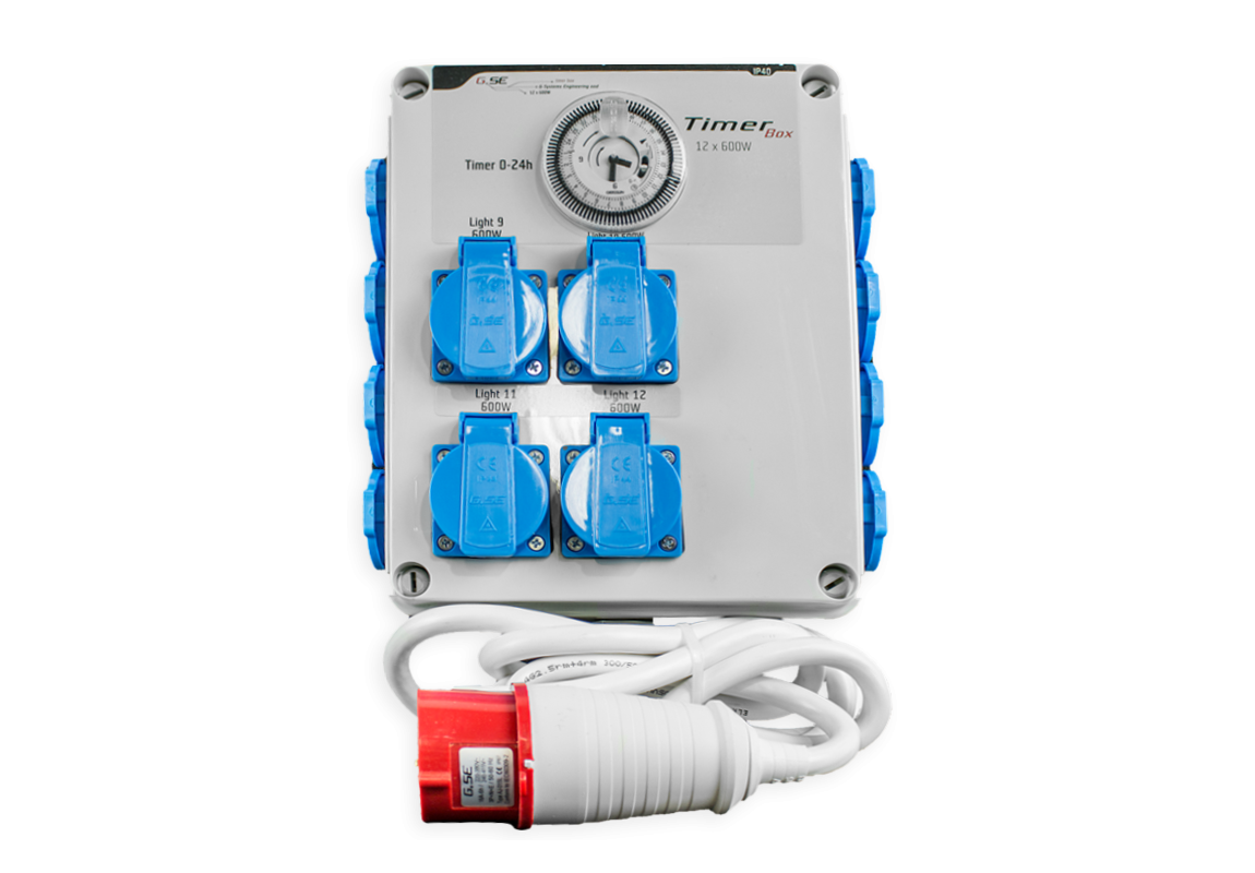 GSE Timer Box 12 x 600 W