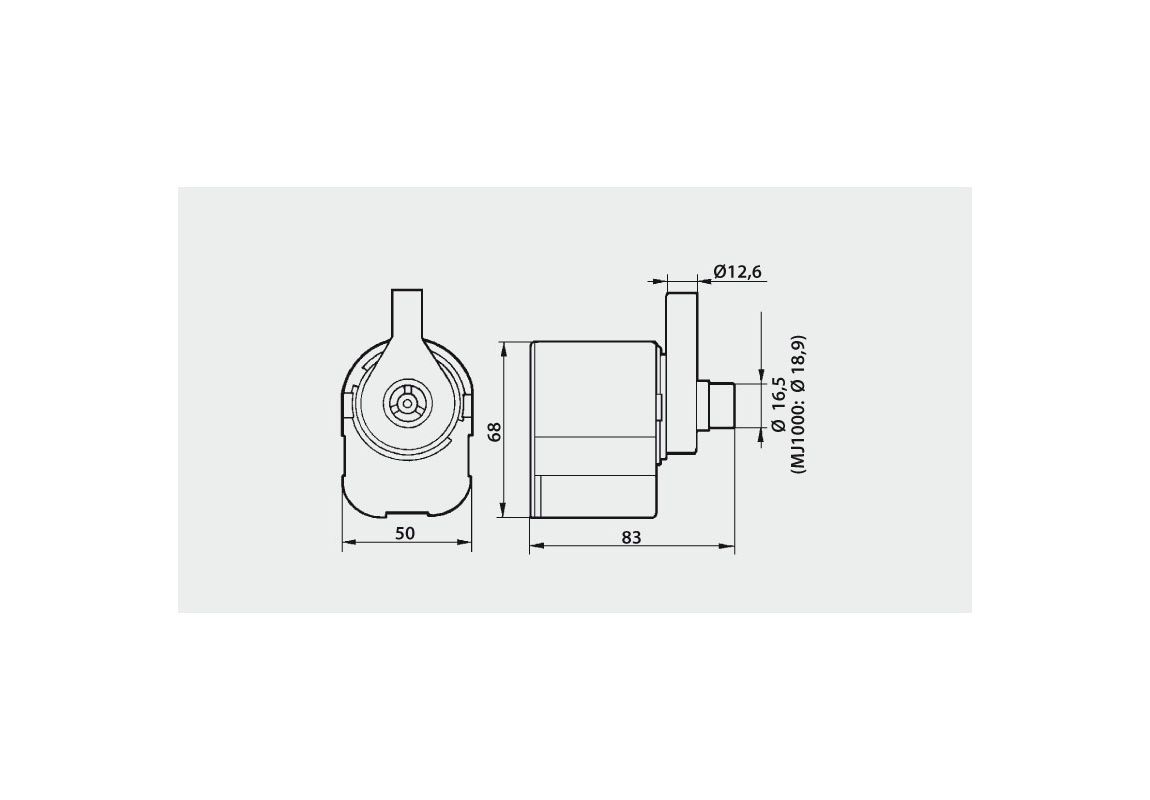 Potopna pumpa Nutriculture MJ - 1000 L/h