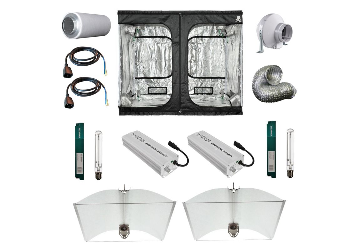 Set Growbox Fission 2 x 600 W