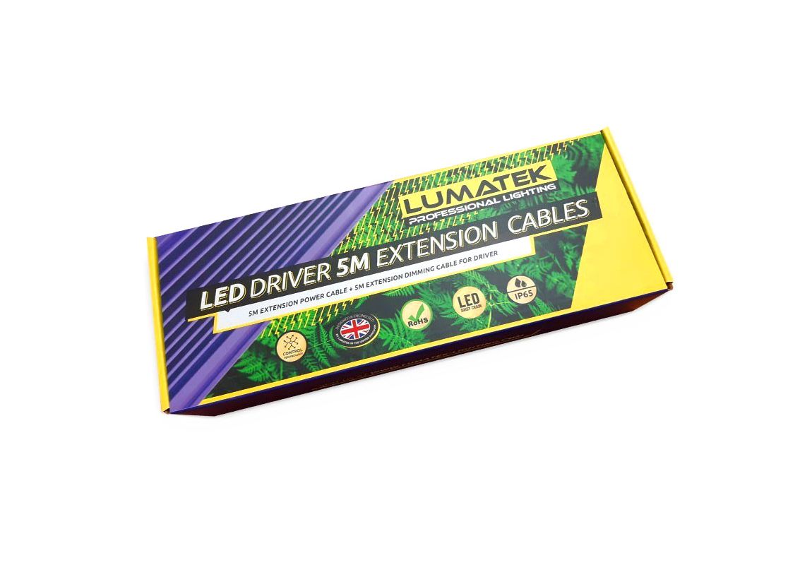 Set Lumatek kablov za LED krmilnik / dušilko 5 m (2 kom)