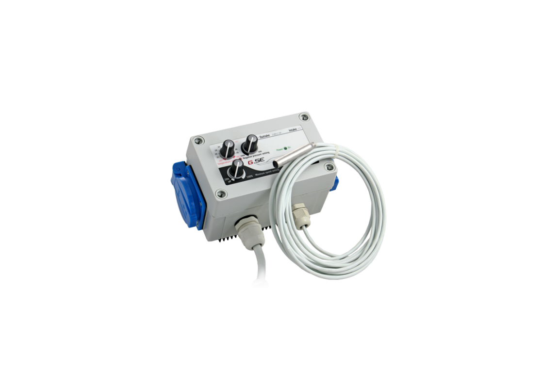 Regulator temperature, podtlaka in min. vrtljajev 