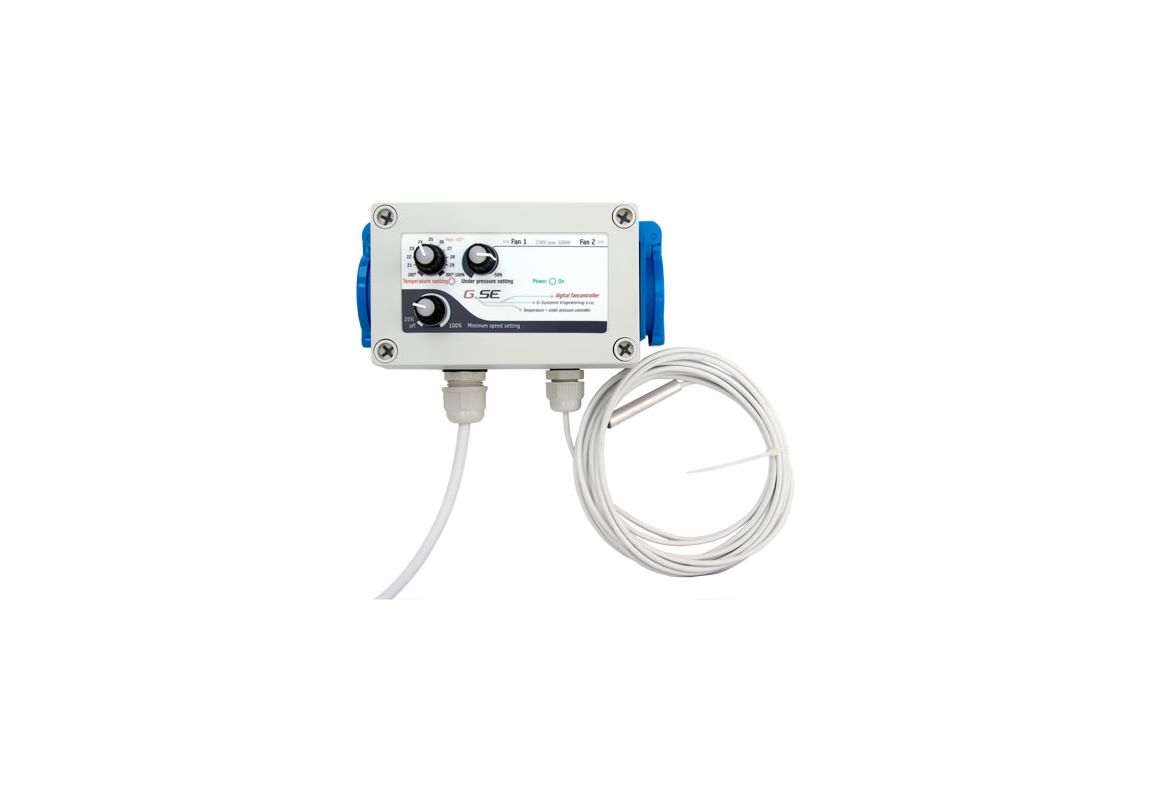 Regulator temperature, podtlaka in min. vrtljajev 
