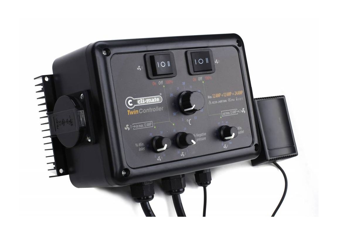 Cli-Mate Twin-Controller 12 + 12 AMP