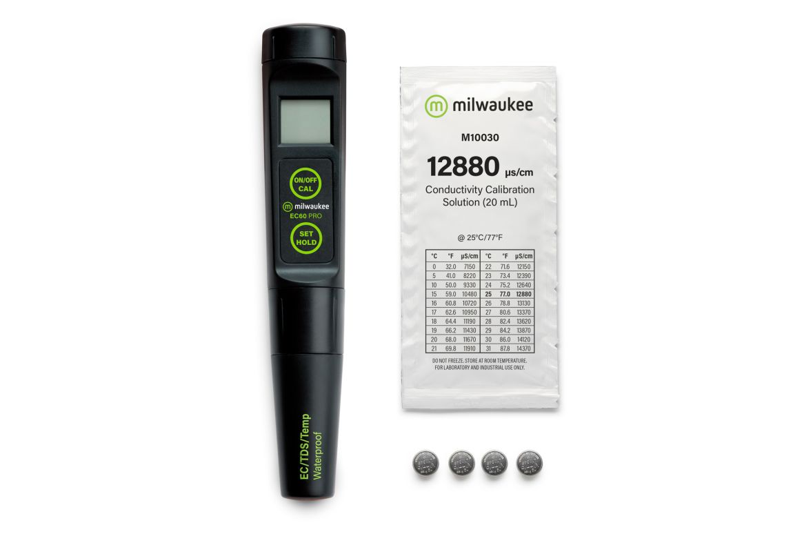 Milwaukee EC60 PRO Pocket Size EC / TDS / Temp Meter