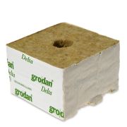 Kamena volna Grodan - 10 x 10 x 6,5 cm - majhna luknja