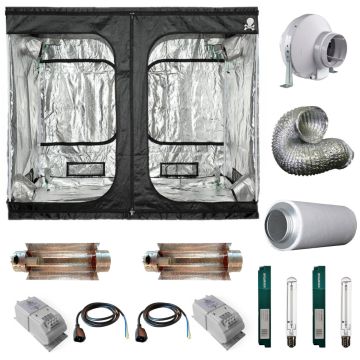 Set Growbox  2 x 600 W Cool Tube