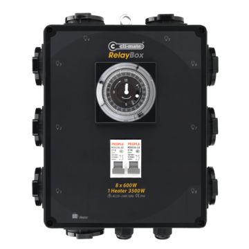 Cli-Mate Timer Relay Box 8 x 600 W + grelec