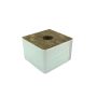 Kamena volna - 7,5 x 7,5 x 6,5 cm - majhna luknja - škatla 224 kos